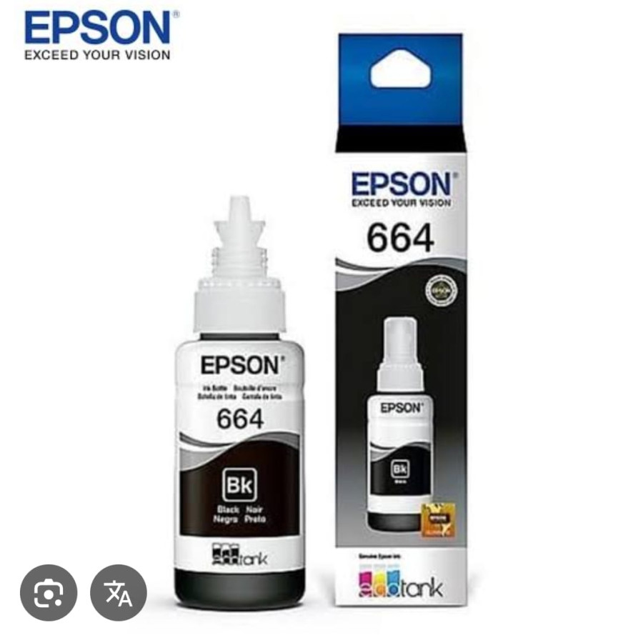 Tinta Epson 664 warna Hitam
