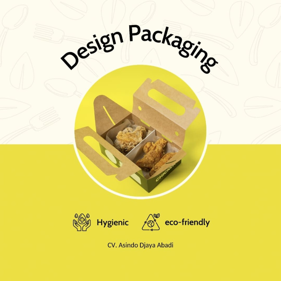 Design Kemasan 2 Sisi Termasuk Logo
