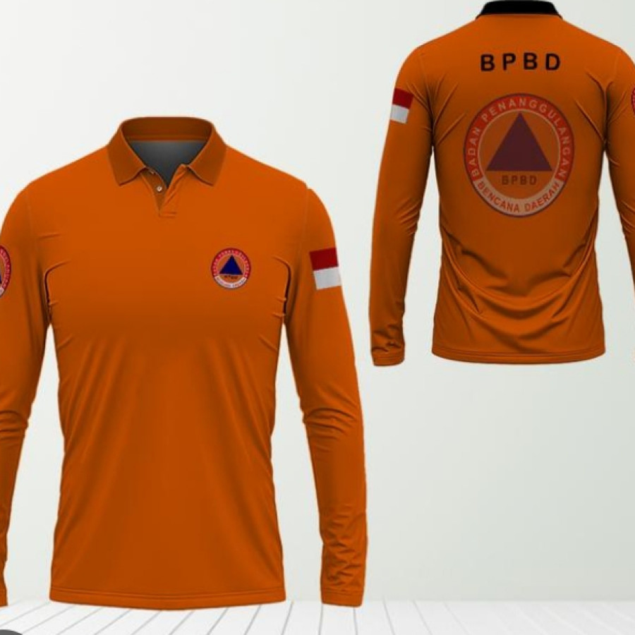Kaos kerah lengan panjang - utama