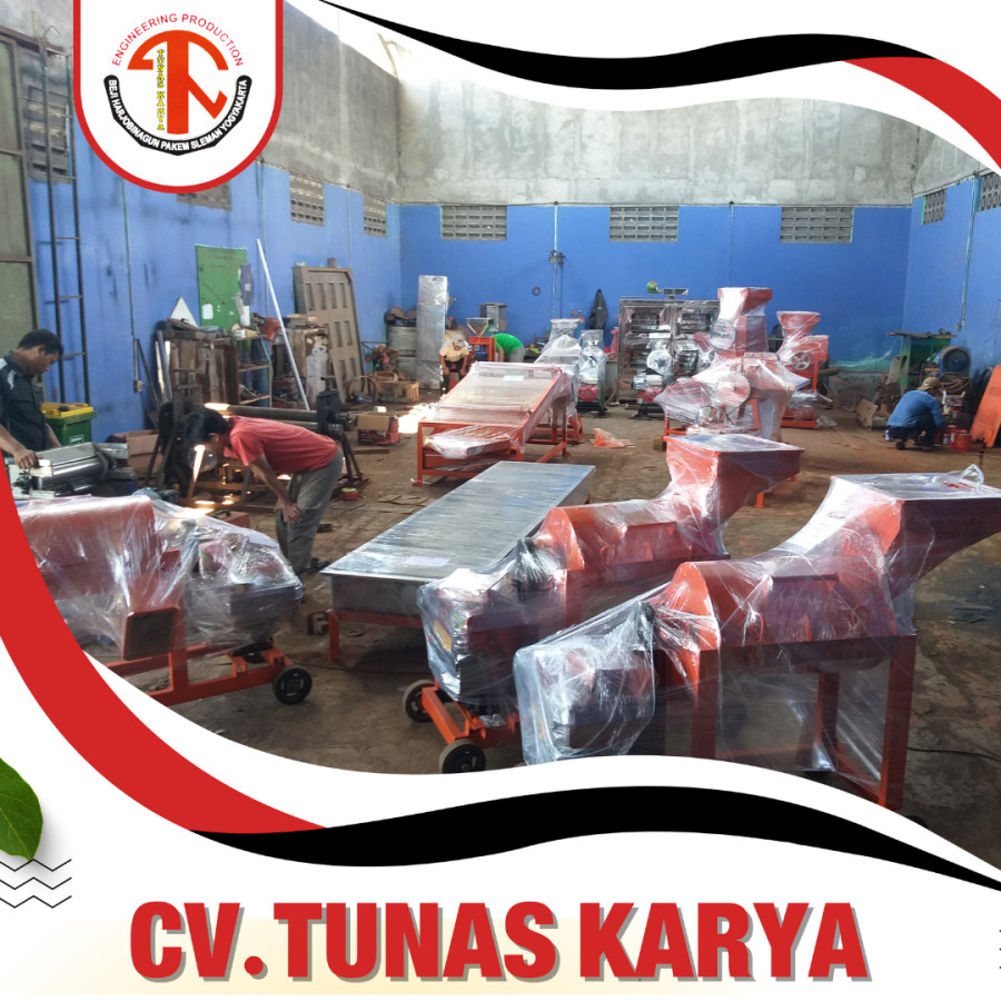 Mesin Cacah Kompos tabung stainless - depan