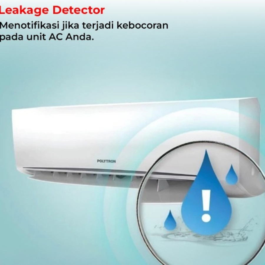 AC SPLIT 1 PK POLYTRON STANDARD PAC 09VH - depan