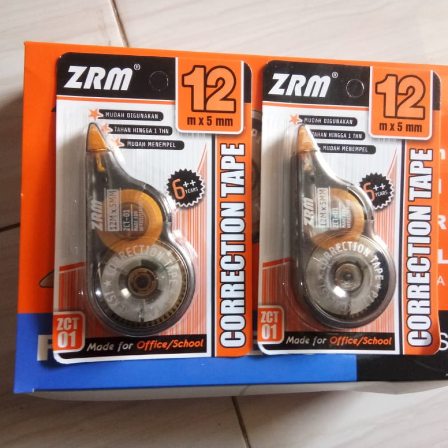 Tipex Roll Kertas ZRM 12 m x 5 mm - utama