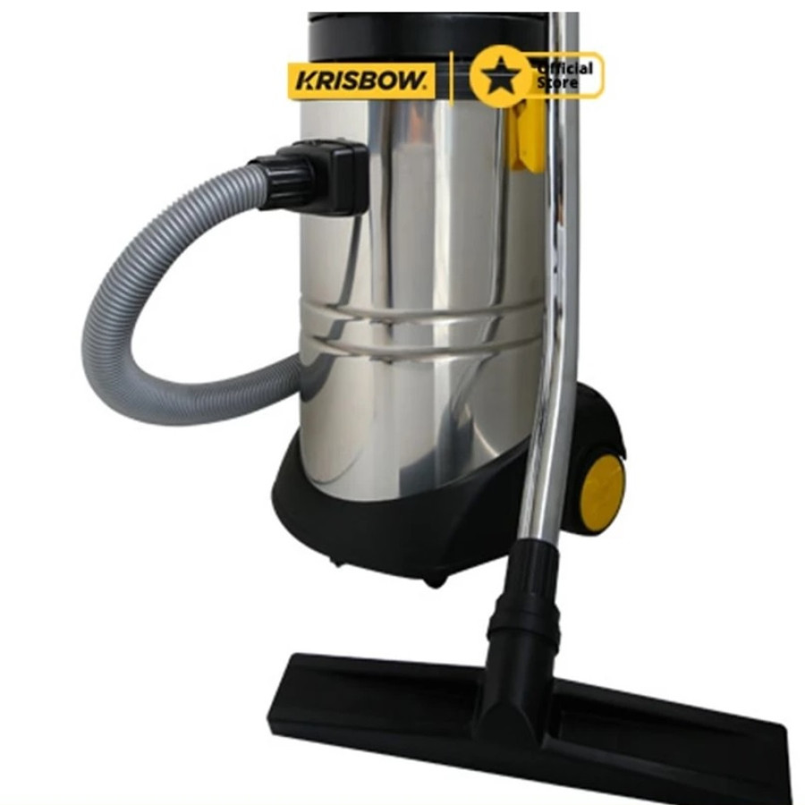 Krisbow Vacuum Penghisap Debu Kering & Basah 30 Ltr - depan