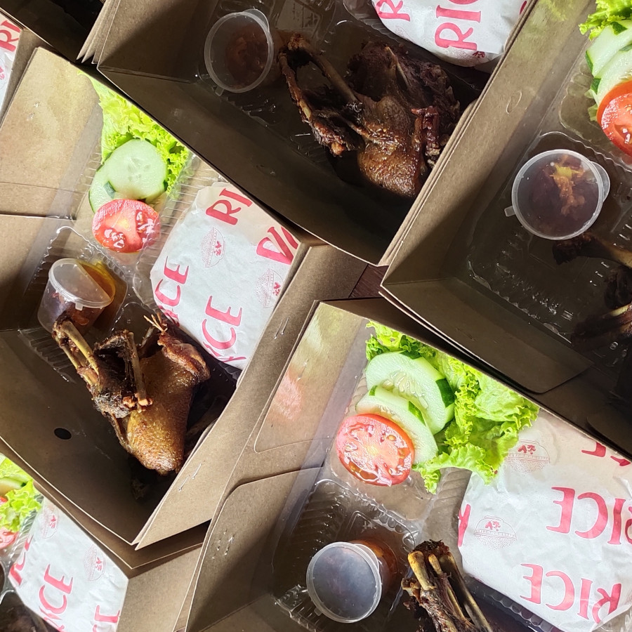 nasi box bebek