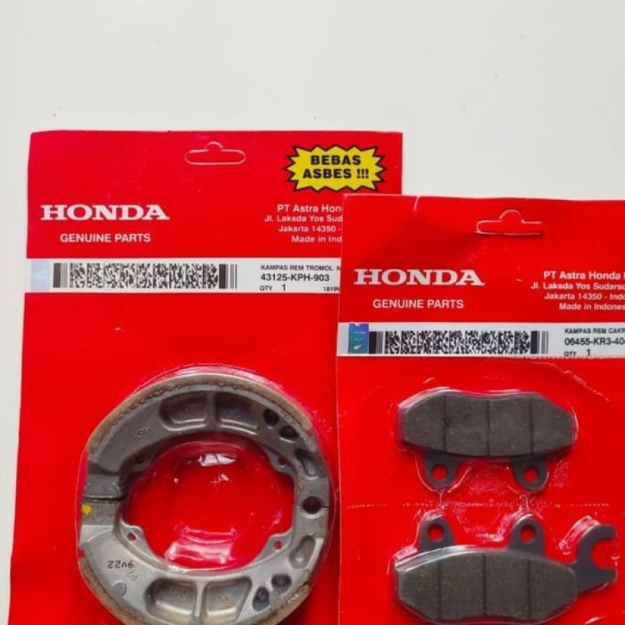 Paket Service dan ganti ban motor Honda Supra - samping