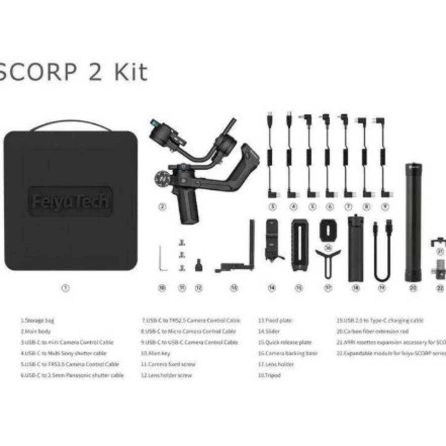 Kit Gimbal Stabilizer Camera FeiyuTech