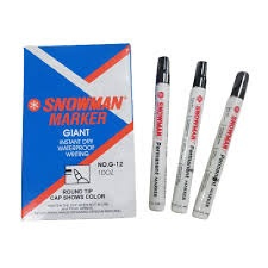 Spidol Permanen snowman