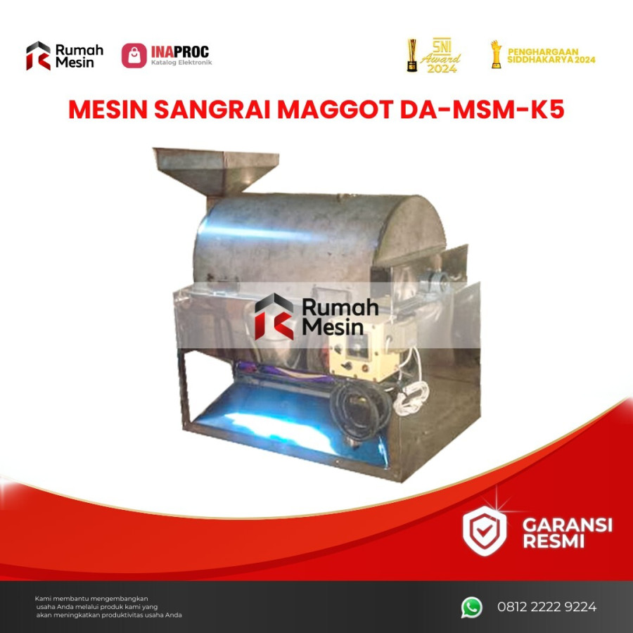 Mesin Sangrai Maggot DA-MSM-K5 - utama