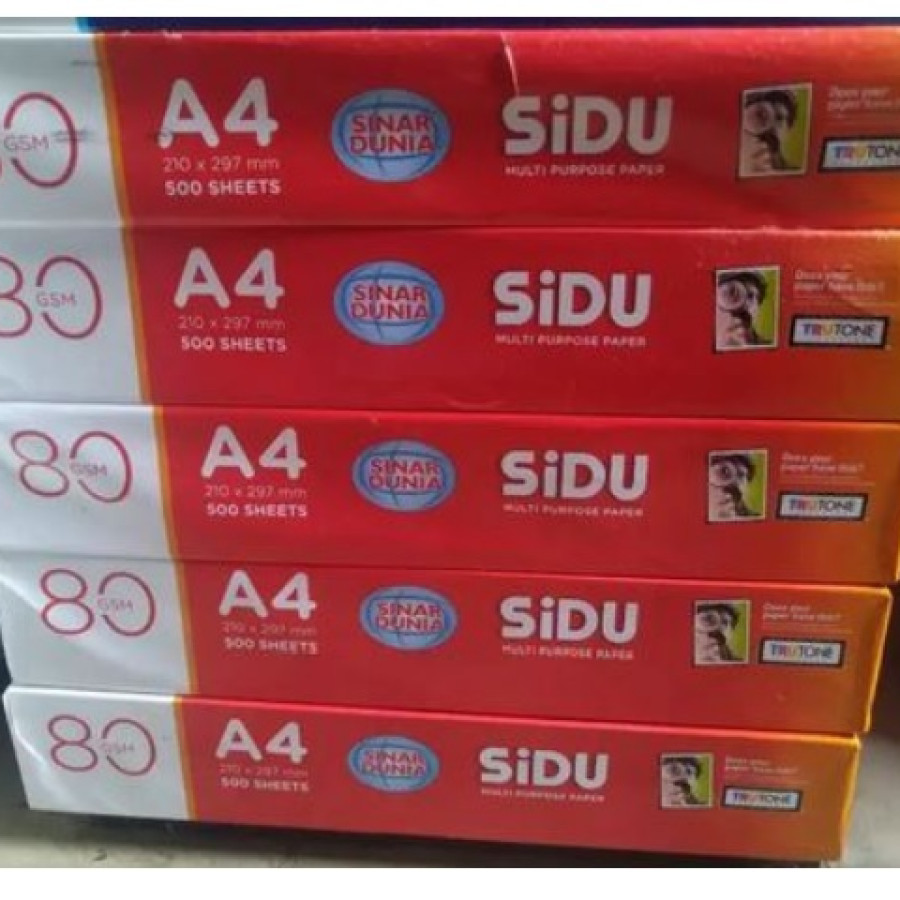 Kertas HVS Sinar Dunia A4, 80 gsm - utama