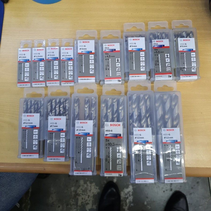 MATA BOR BESI 10 MM BOSCH - depan