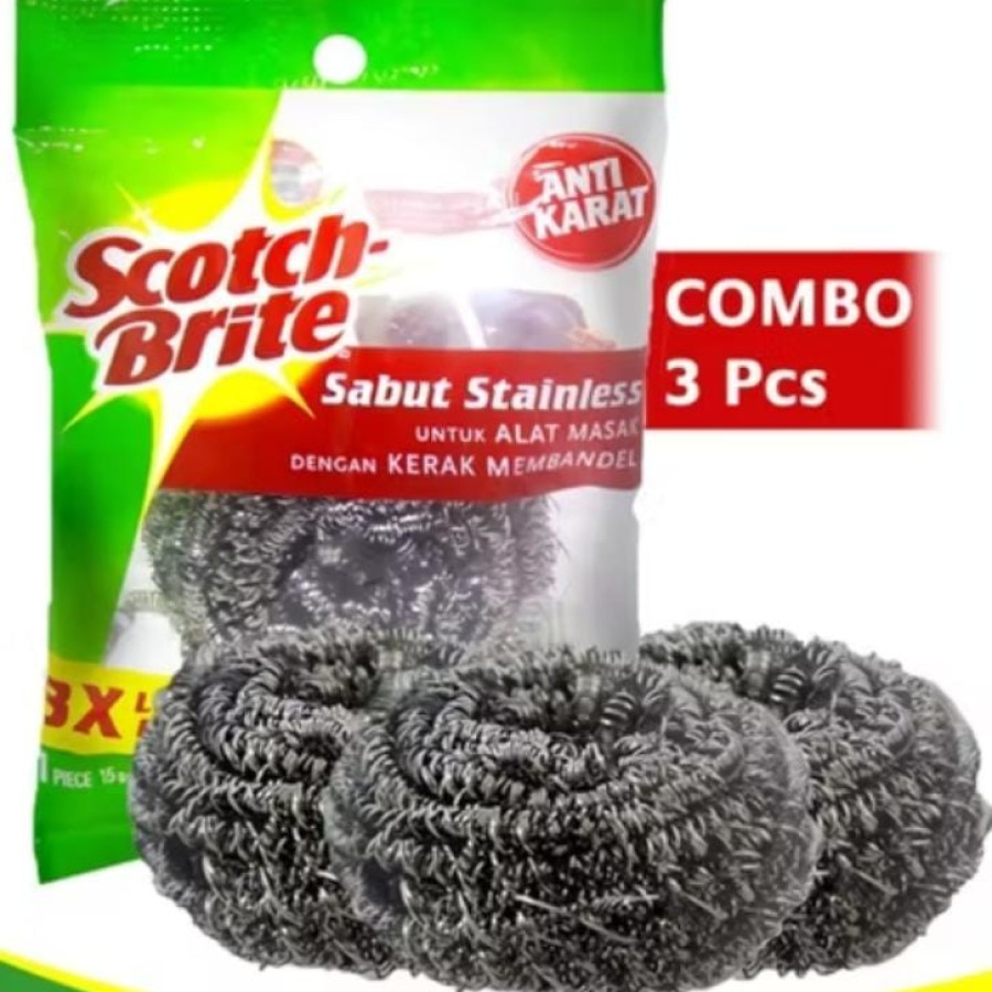 Sabut kawat cuci piring Scotch brite