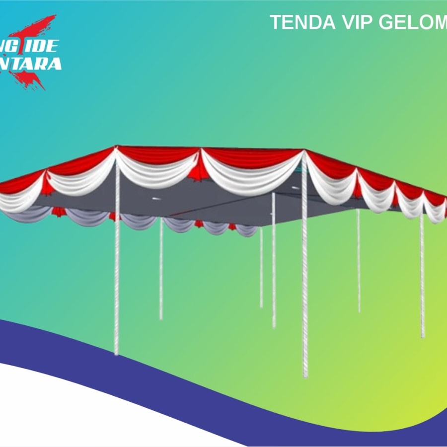 Sewa tenda VIP Gelombang Lurus