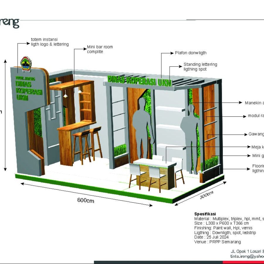 Paket Dekorasi Pameran Jateng Fair PRPP 2024