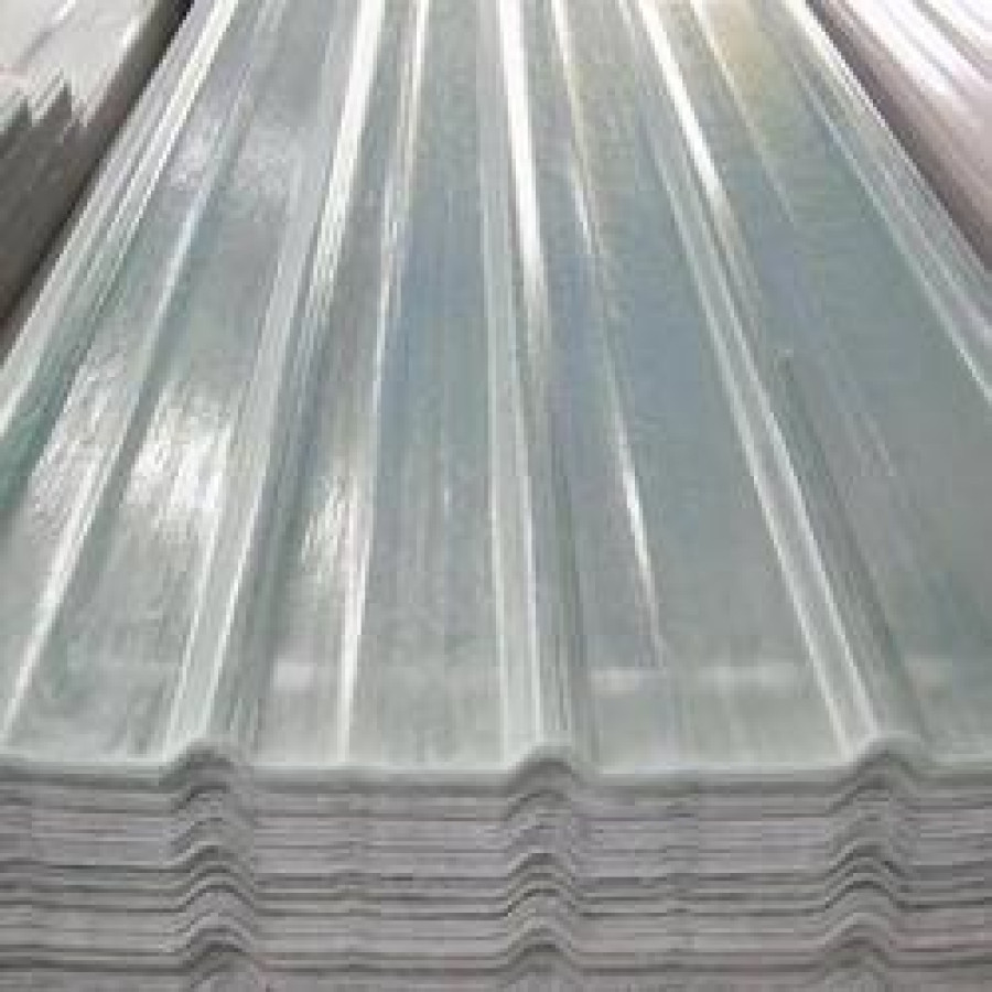 Atap Spandek Transparan Polycarbonate 400x105 cm