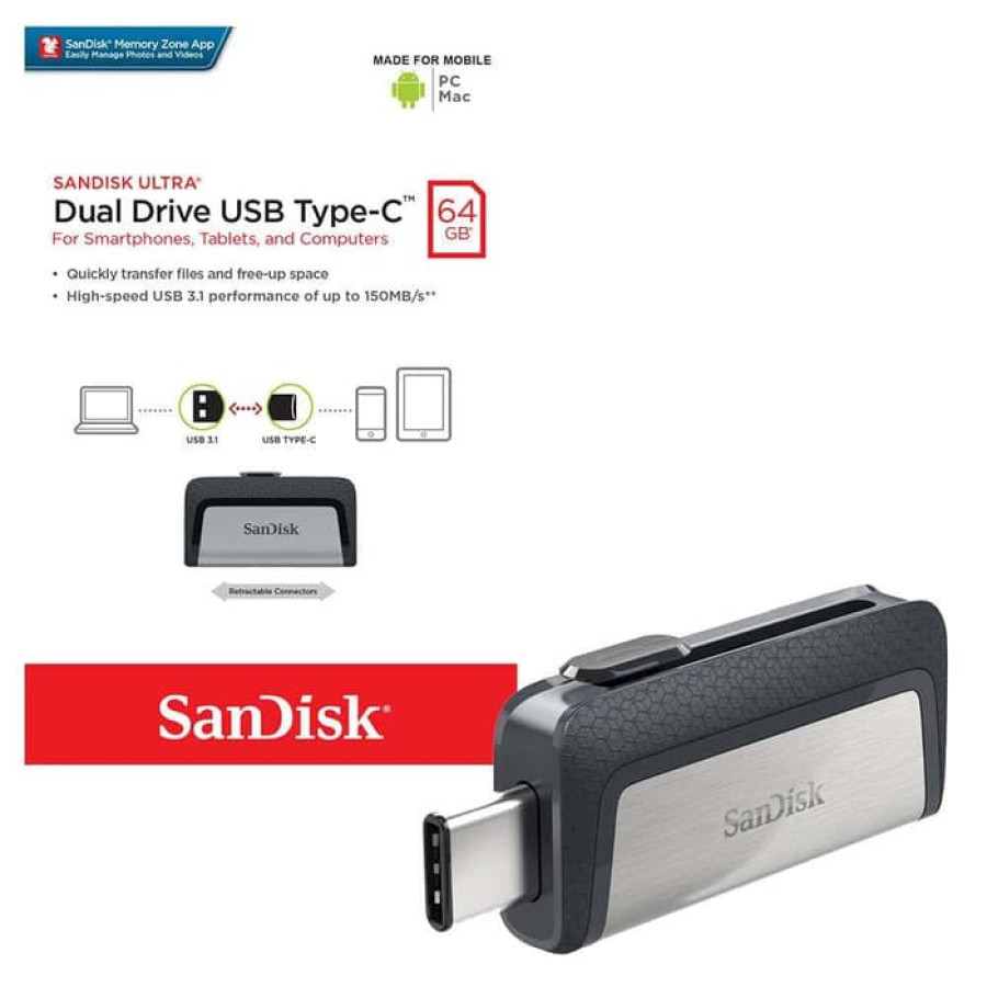 Flashdisk Sandisk OTG 64GB