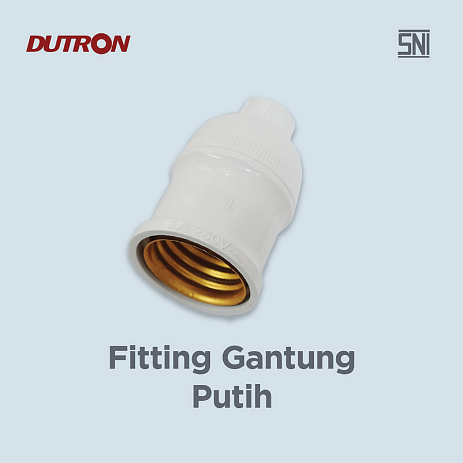 fitting lampu gantung Dutron
