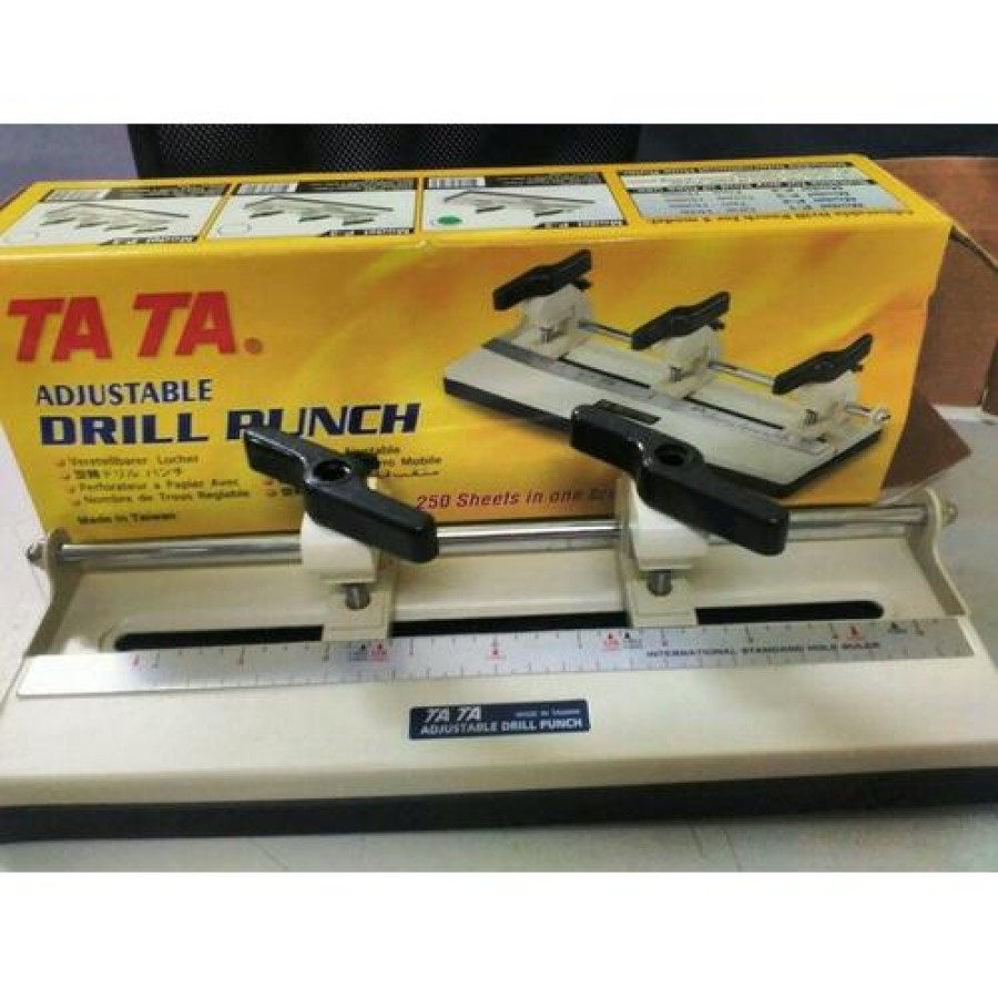 Perforator Tata Drill Punch 2 Lubang