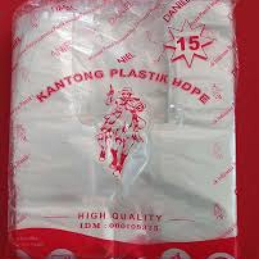 tas plastik Bening Kecil Ukuran 15