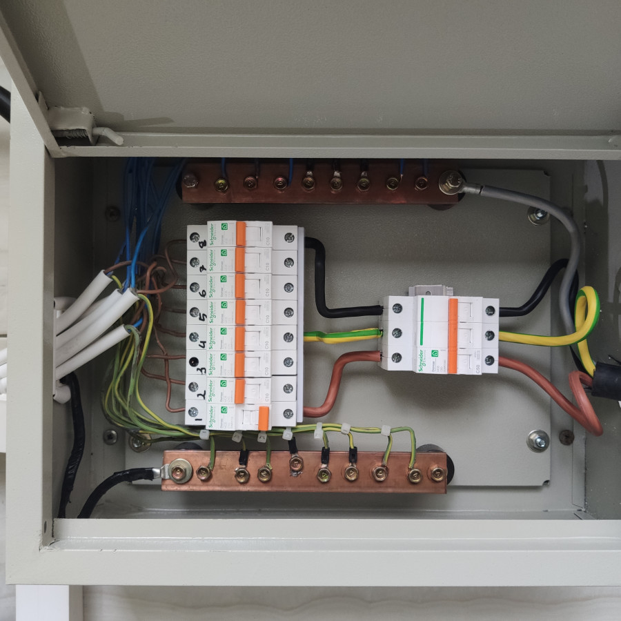 Panel distribusi - depan