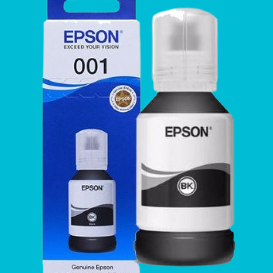 Tinta Hitam Merk Epson 001/003 - depan
