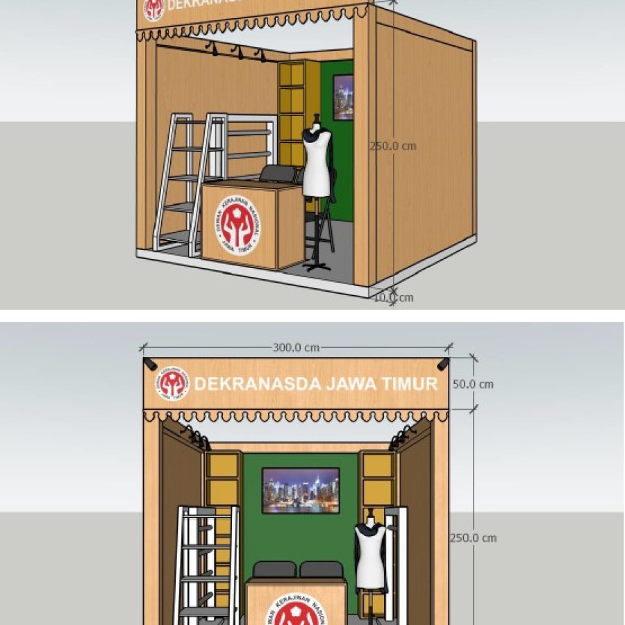 Dekorasi Stand - utama