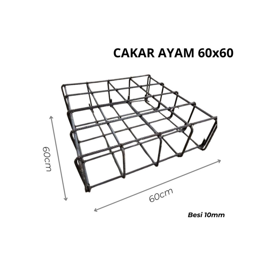 Cakar Ayam 60x60 (10mm)