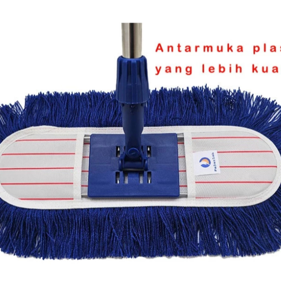 FAJARLAH Lobby duster 1 set sapu lobby tangkai mop pel lobby 80 - samping