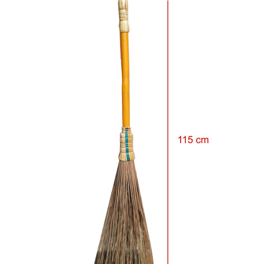 Sapu Lidi Gagang Kayu - detail