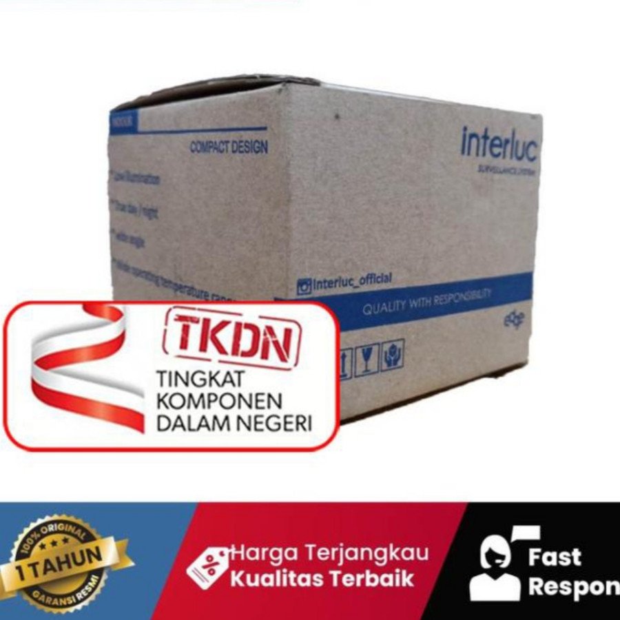 Ip Camera Indoor 4Mp Interluc - samping