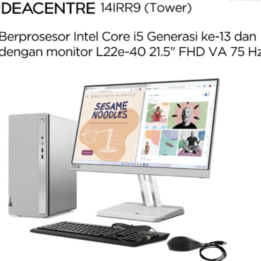 LENOVO PC DESKTOP IDEACENTRE IC 5-14IRR9 1VID GREY CORE i5-13400