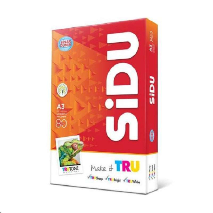 KERTAS HVS A3 80GR SIDU