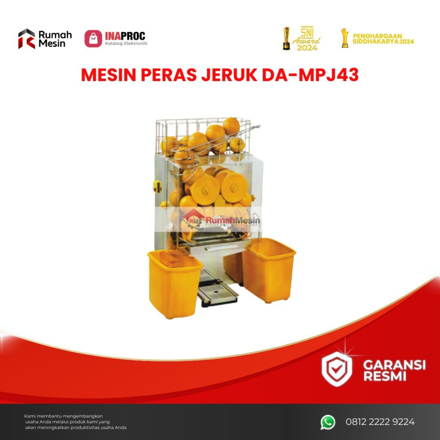 Mesin Peras Jeruk DA-MPJ43 - utama