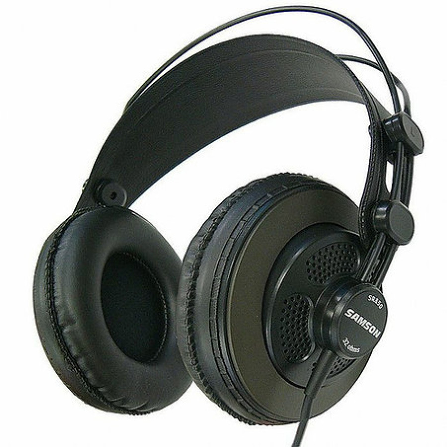 Samson SR850 Semi-open Studio Headphones - samping