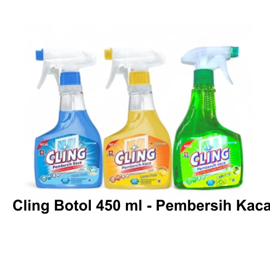Cling Pembersih Kaca - Botol Spray 450 ml - utama