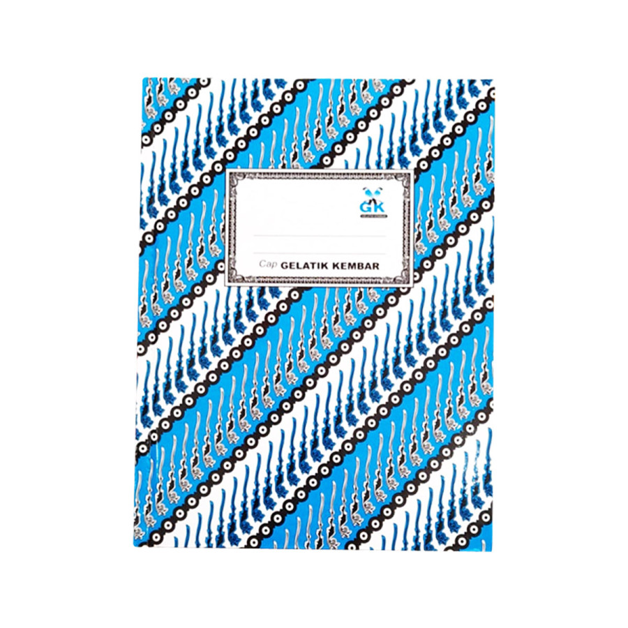 Buku Hard Cover KWARTO Buku Cover GELATIK isi 100 Lembar - samping