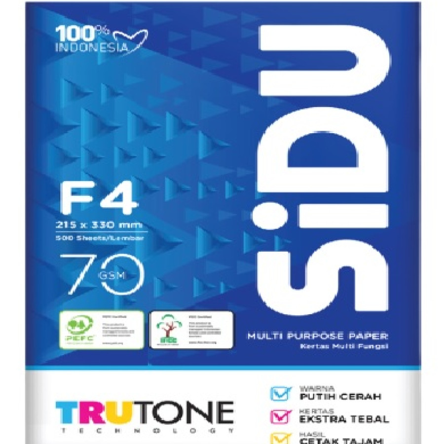 KERTAS HVS F4 - SIDU