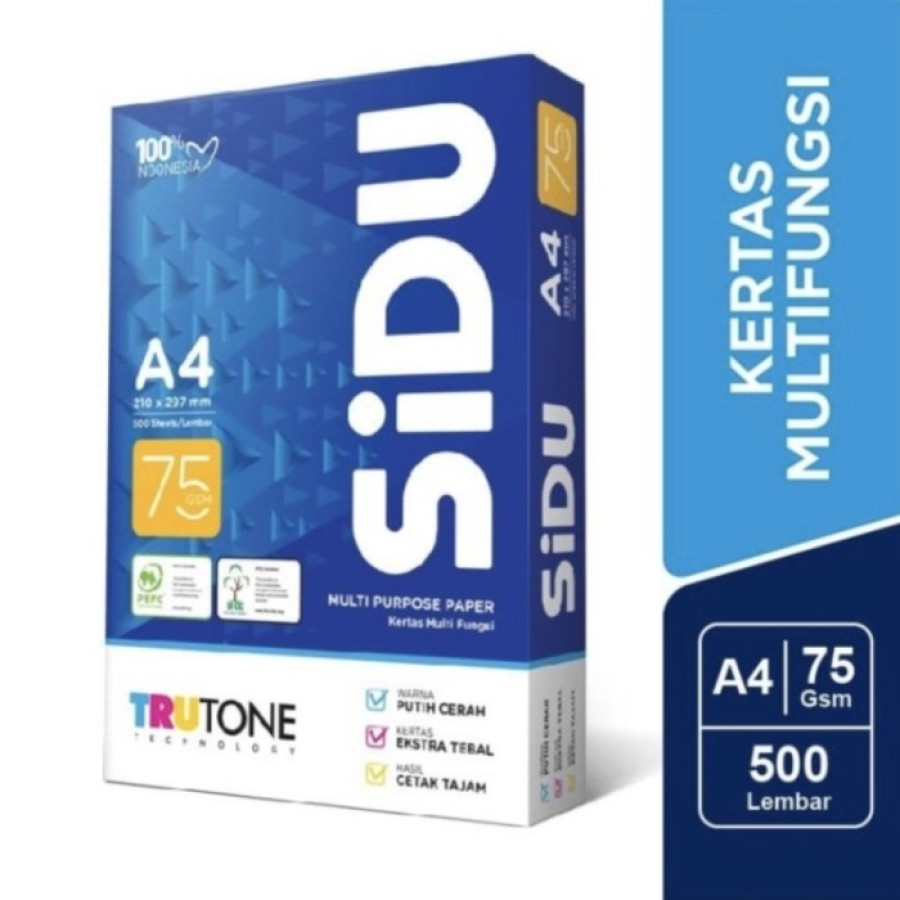 Kertas HVS SIDU A4 75gram
