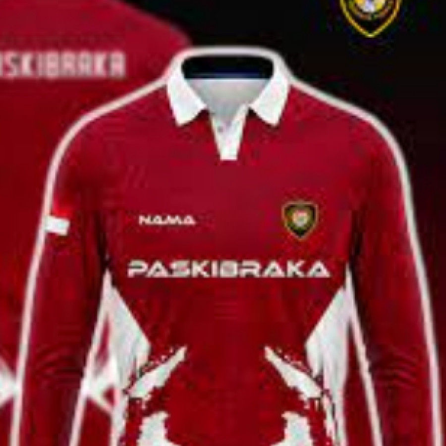 Kaos / Baju paskibra custome bisa desain sendiri - depan