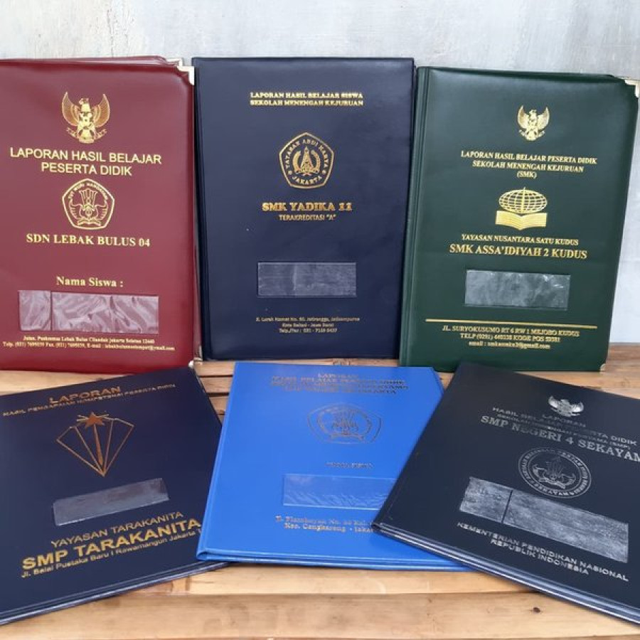 Penggandaan/pencetakan sampul rapot