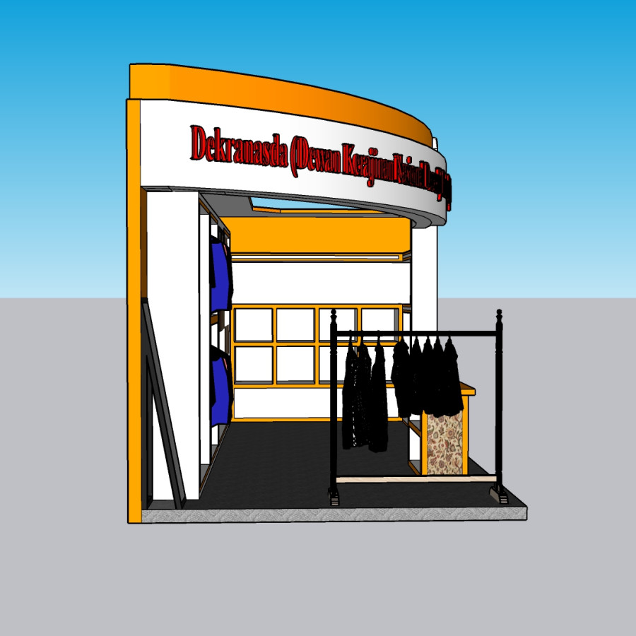 Dekorasi Stand Pameran - samping