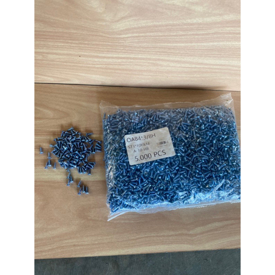 sekrup / baut kepala OAB 4x3/8 isi 5000 pcs