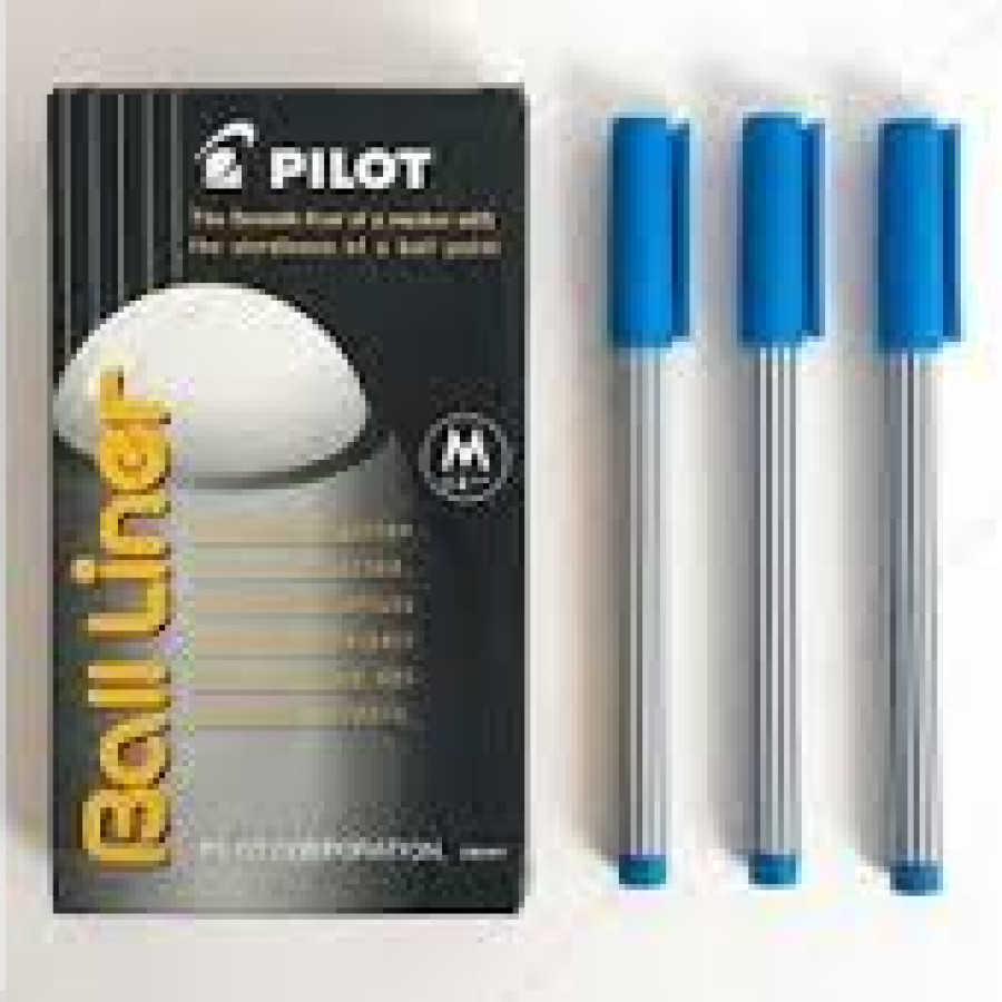Bolpoin ball liner tebal biru merk pilot