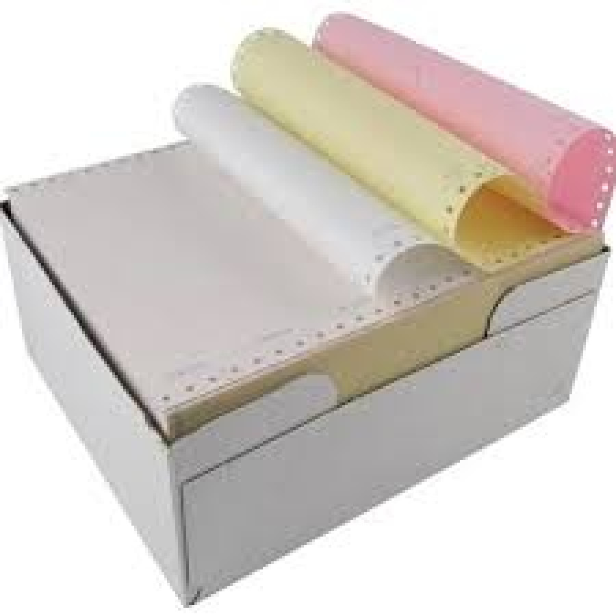 Kertas Continuous Form 9 1/2 x 11 Inch 3Ply No Merk