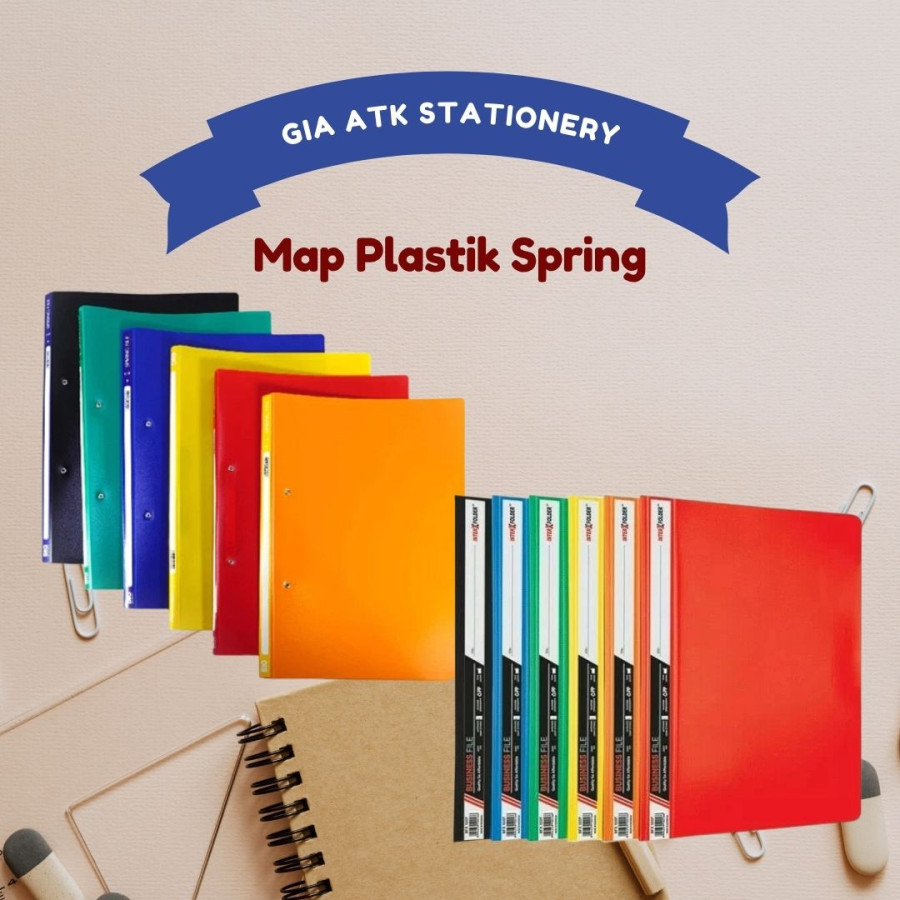 Map plastik spring (folderone, kiky, big dan all merk)