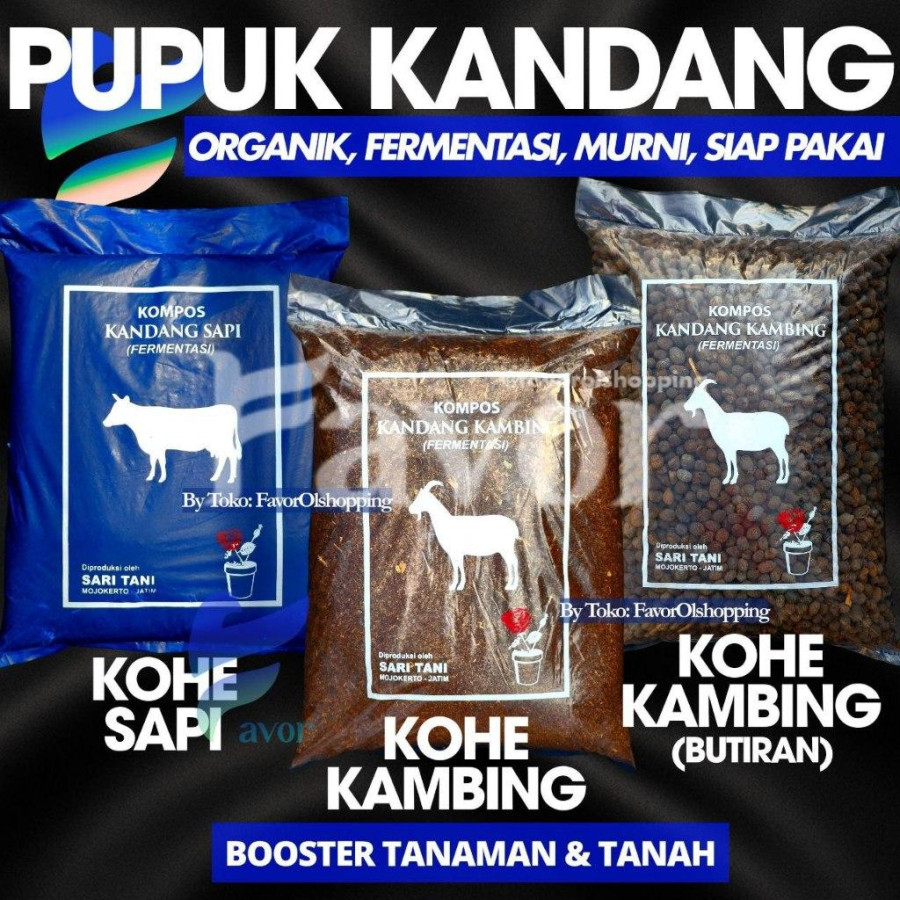 PUPUK KANDANG FERMENTASI 1 KG