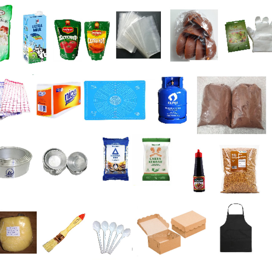 Paket bahan Pelatihan Kejuruan Membuat Roti dan Kue - depan