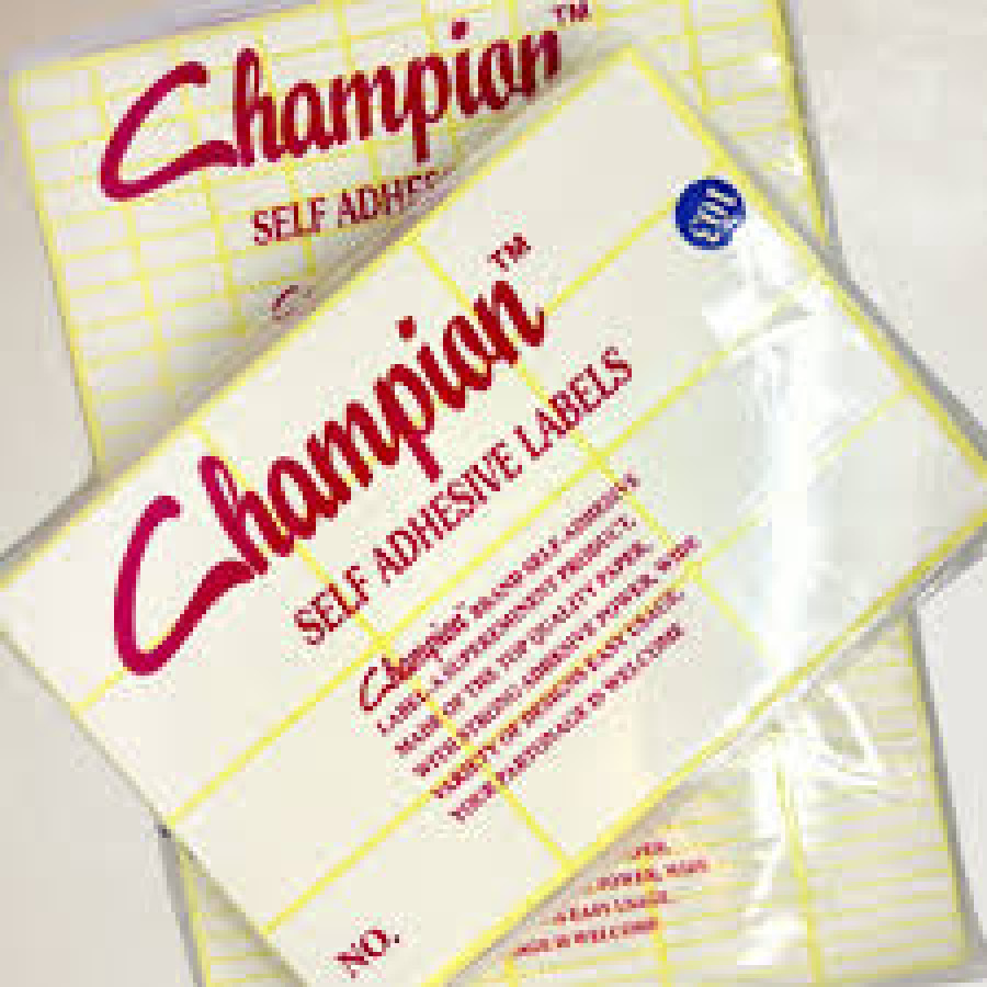 Label Kertas Champion - utama