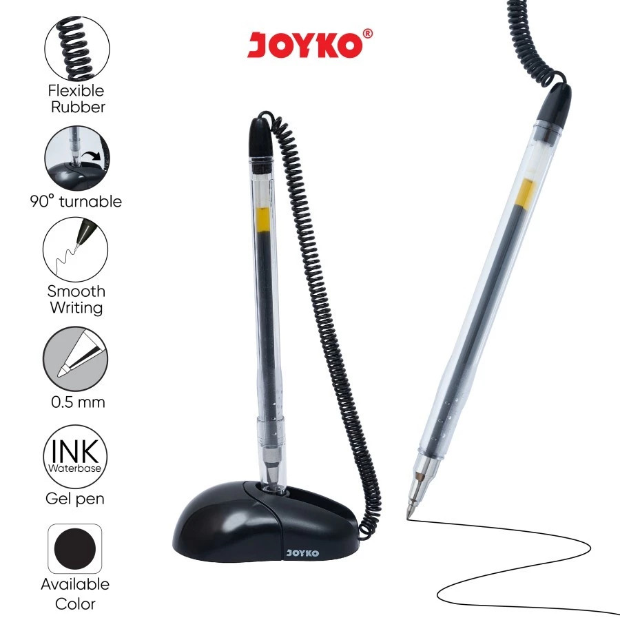 Joyko PSGP 147 - Stand Gel Pen / Bolpen Meja Spiral - utama