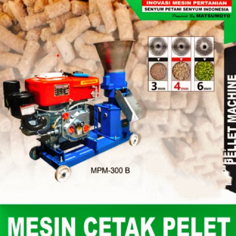 Mesin Cetak Pelet Mahkota MPM 300B