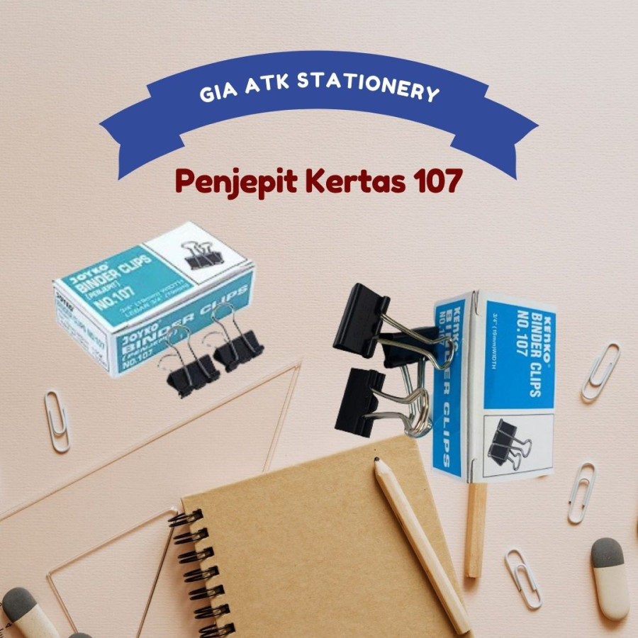 Penjepit Kertas (kenko,joyko,max dll)